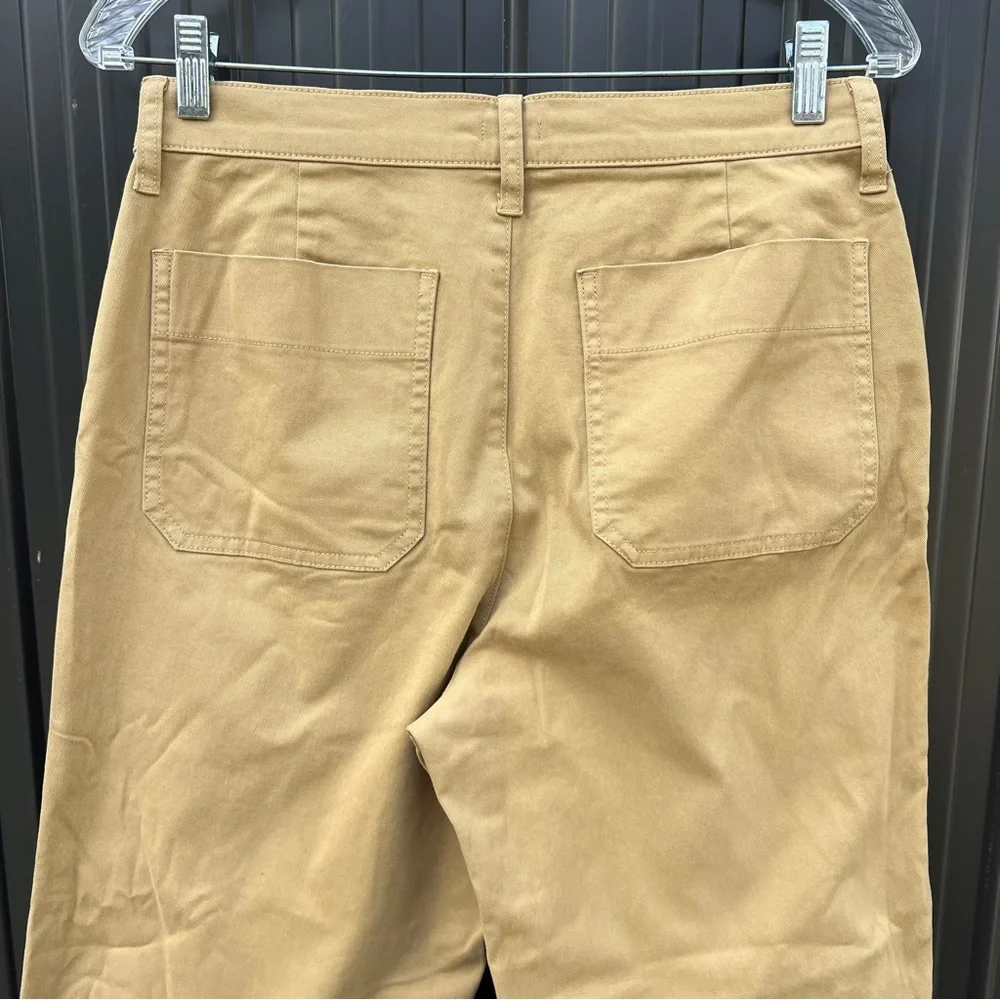 J. Crew Sailor‎ Pants Women's Size 27 Khaki Tan Casual Minimalist Contemporary
